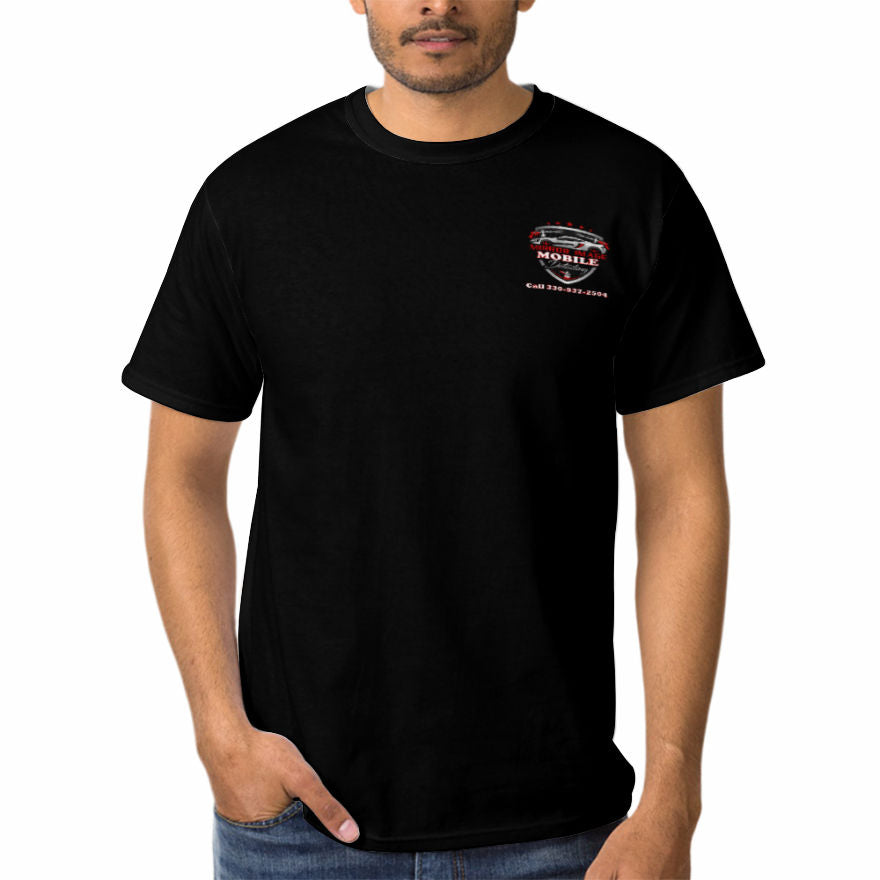 Mirror Image Mobile Detailing (small logo black) T-shirt