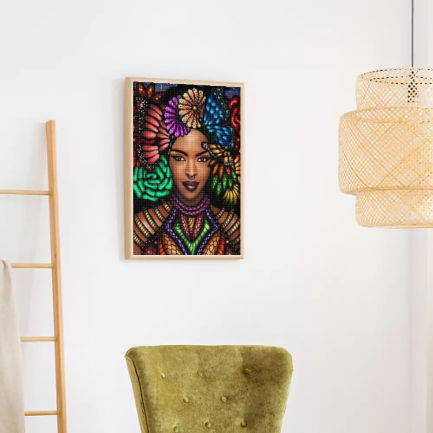 Elegance of Eden Square Diamond Painting Canvas