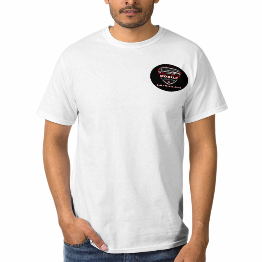Mirror Image Mobile Detailing (small logo white) T-shirt