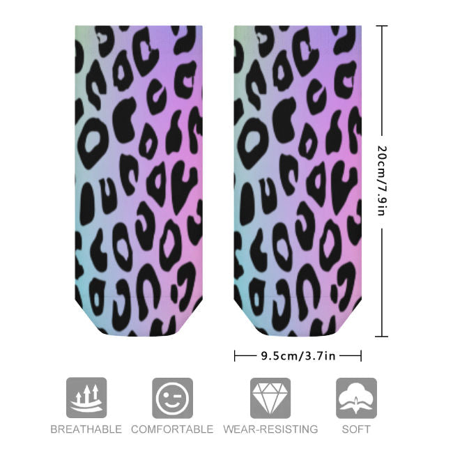 Pastel Leopard Socks