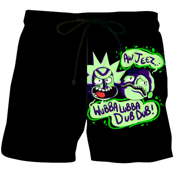 Rick and Morty Inspired 'Aw Jeez' Shorts