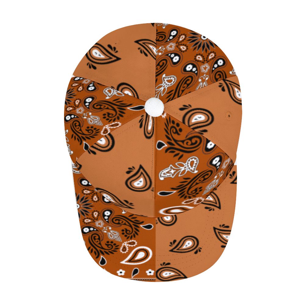 Brown Bandana Pattern Cap