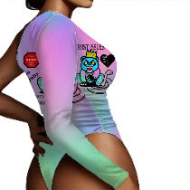 Trust Issues (multi-color) Shoulder Bodysuit