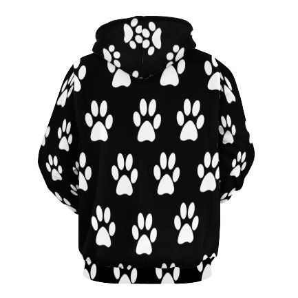 Dog Mom (Black and White) Hoodie