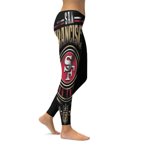49ers Fan Inspired Yoga Pants
