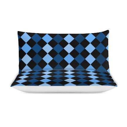Blue Frenzy 3-Piece Bedding Set (1 Duvet Cover + 2 Pillowcase)
