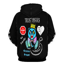 Trust Issues Black Hoodie