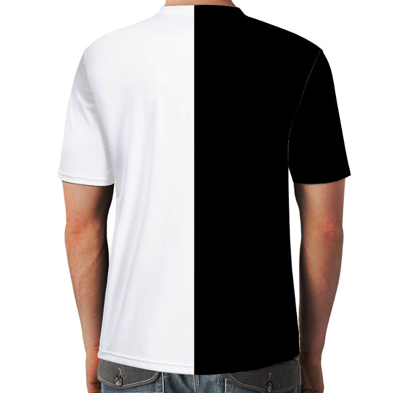 Drippin' (side design) Black and White T-shirt