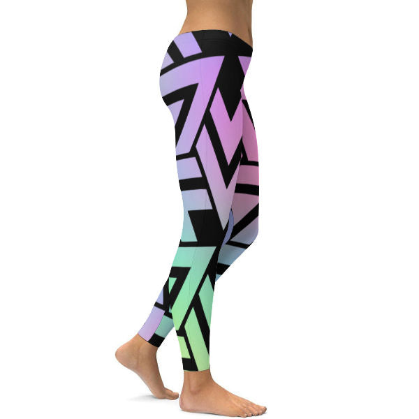 Pastel Zag Yoga Pants