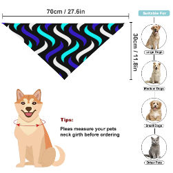 Vibrant Splash Pet Scarf