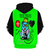 Trust Issues Lime Hoodie