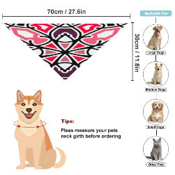 Pizza Swizzle Pet Scarf