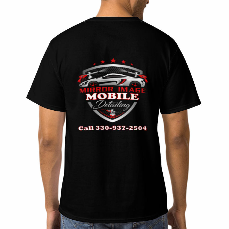 Mirror Image Mobile Detailing (small logo black) T-shirt