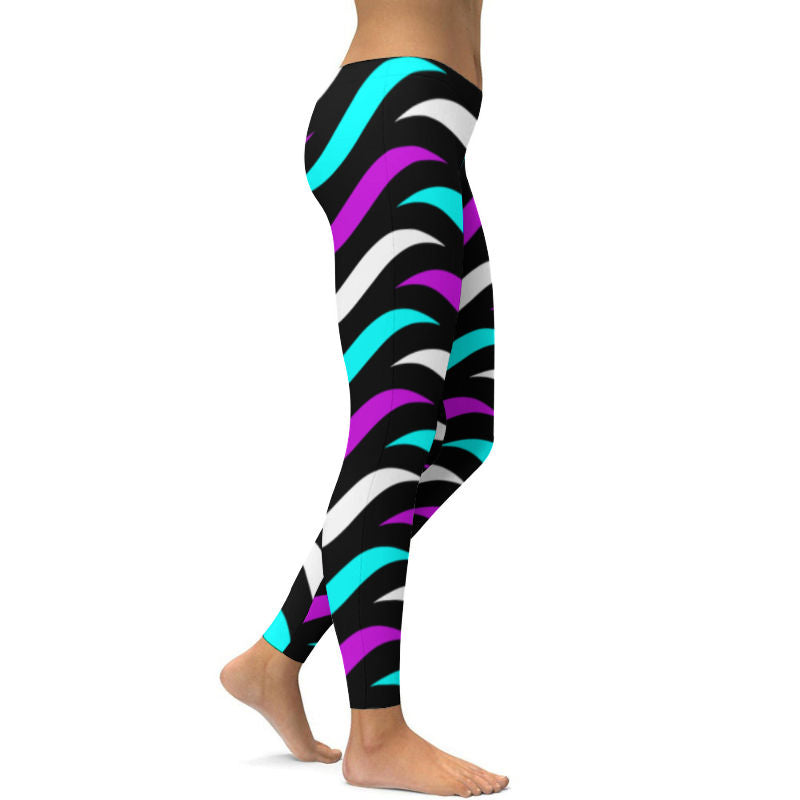 Vibrant Splash Yoga Pants