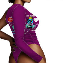 Trust Issues (purple) Shoulder Bodysuit