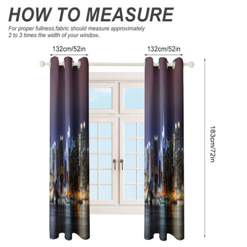 City Lights Two Pieces Curtains