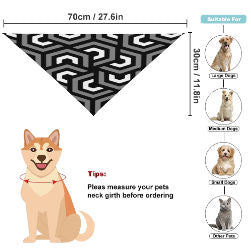 Amazing Grey Pet Scarf
