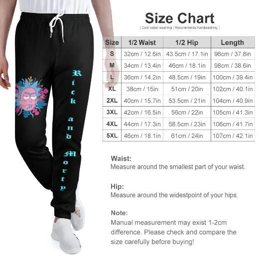 Rick and Morty Inspired 'Faded' Sweatpants