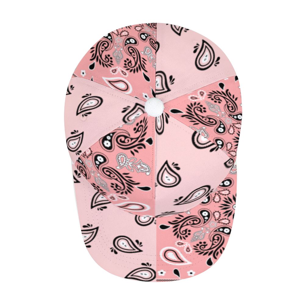 Light Pink Bandana Pattern Cap