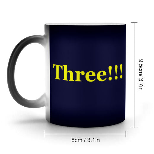 Three!!! Color Changing Mug (one mug)