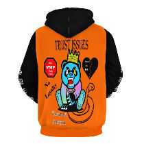 Trust Issues Orange Hoodie