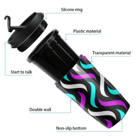 Vibrant Splash 2 Travel Coffee Cup