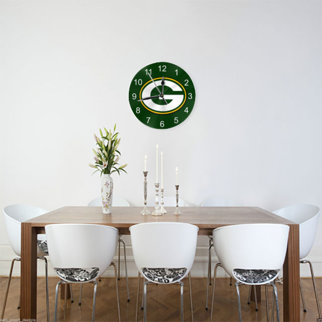 Packers Inspired Round Wall Clock