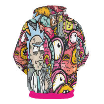 Rick and Morty Collage Hoodie