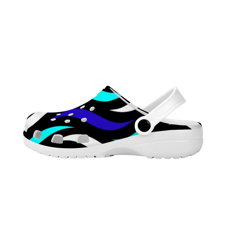 Vibrant Splash Crocs Shoes
