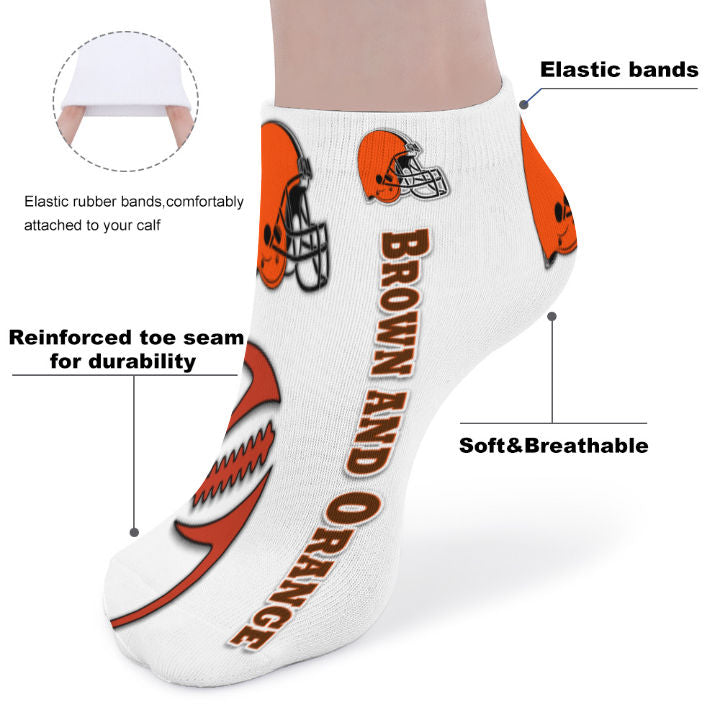 Browns Inspired (white) Socks