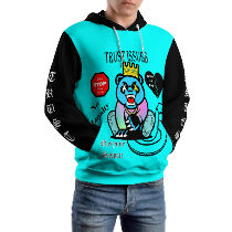 Trust Issues Turquoise Hoodie