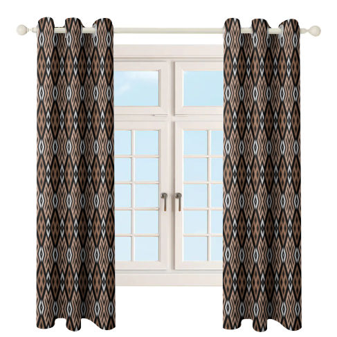 Mocha Loca Two Pieces Curtains
