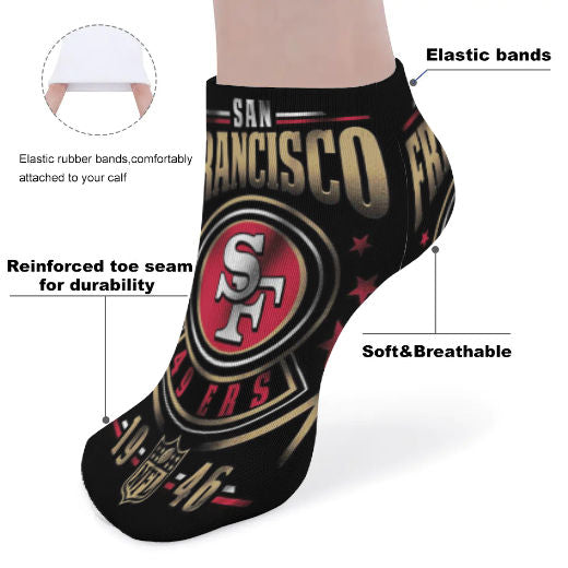 49ers Fan Inspired Socks