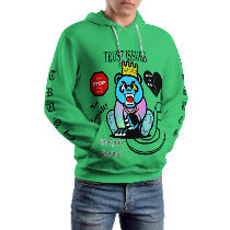 Trust Issues Green Hoodie
