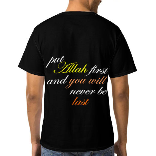 Put Allah First Short Sleeve Jersey T-shirt