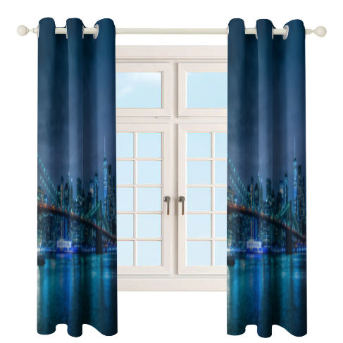 City of New York Two Pieces Curtains