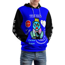 Trust Issues Dark Blue Hoodie