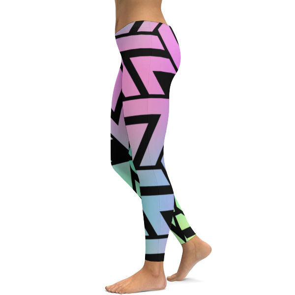 Pastel Zag Yoga Pants