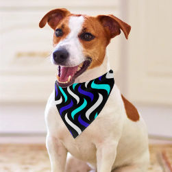 Vibrant Splash Pet Scarf