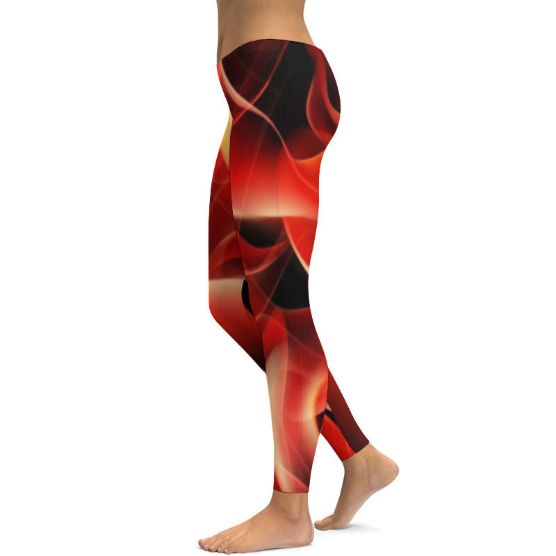 Flamin' Yoga Pants