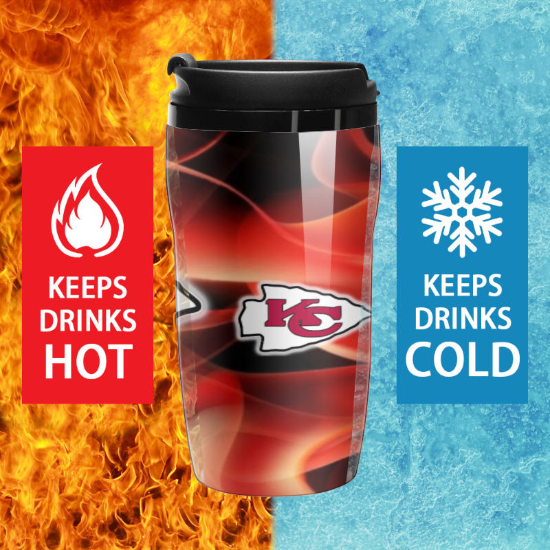 Chiefs Inspired Travel Coffee Cup