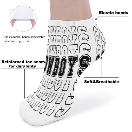 Cowboys Pattern Inspired Socks