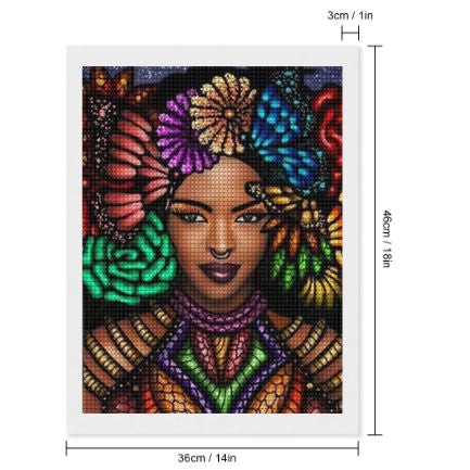 Elegance of Eden Square Diamond Painting Canvas