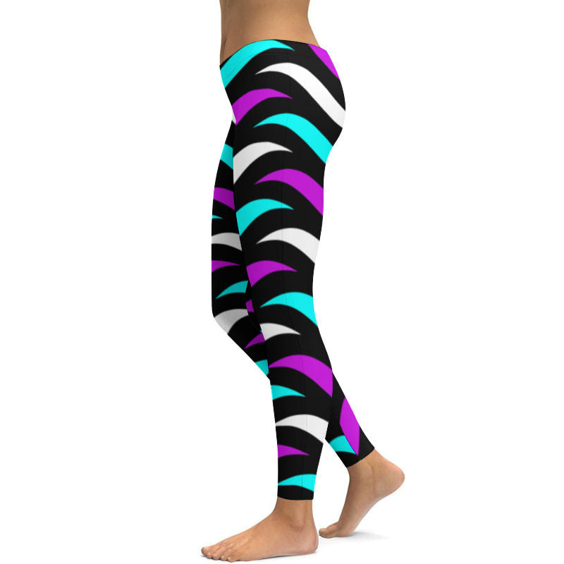 Vibrant Splash Yoga Pants