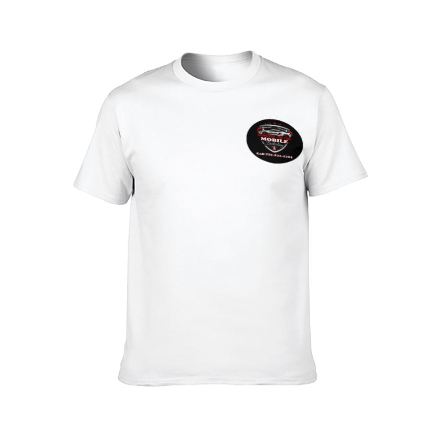 Mirror Image Mobile Detailing (small logo white) T-shirt