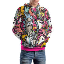 Rick and Morty Collage Hoodie