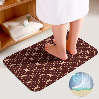 Brighter Days Bathroom Floor 3-Piece Rug Set
