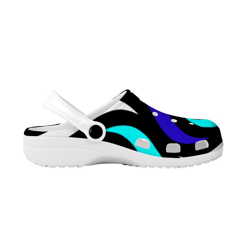 Vibrant Splash Crocs Shoes