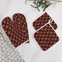 Brighter Days Oven Mitts and Pot Holders (Set Of 4)