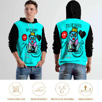 Trust Issues Turquoise Hoodie